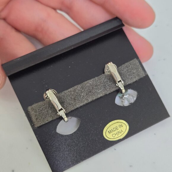 Birch Hill Necklace Set Clip On Earrings Shell Beach Abalone Beaded Multi Strand - Picture 4 of 10